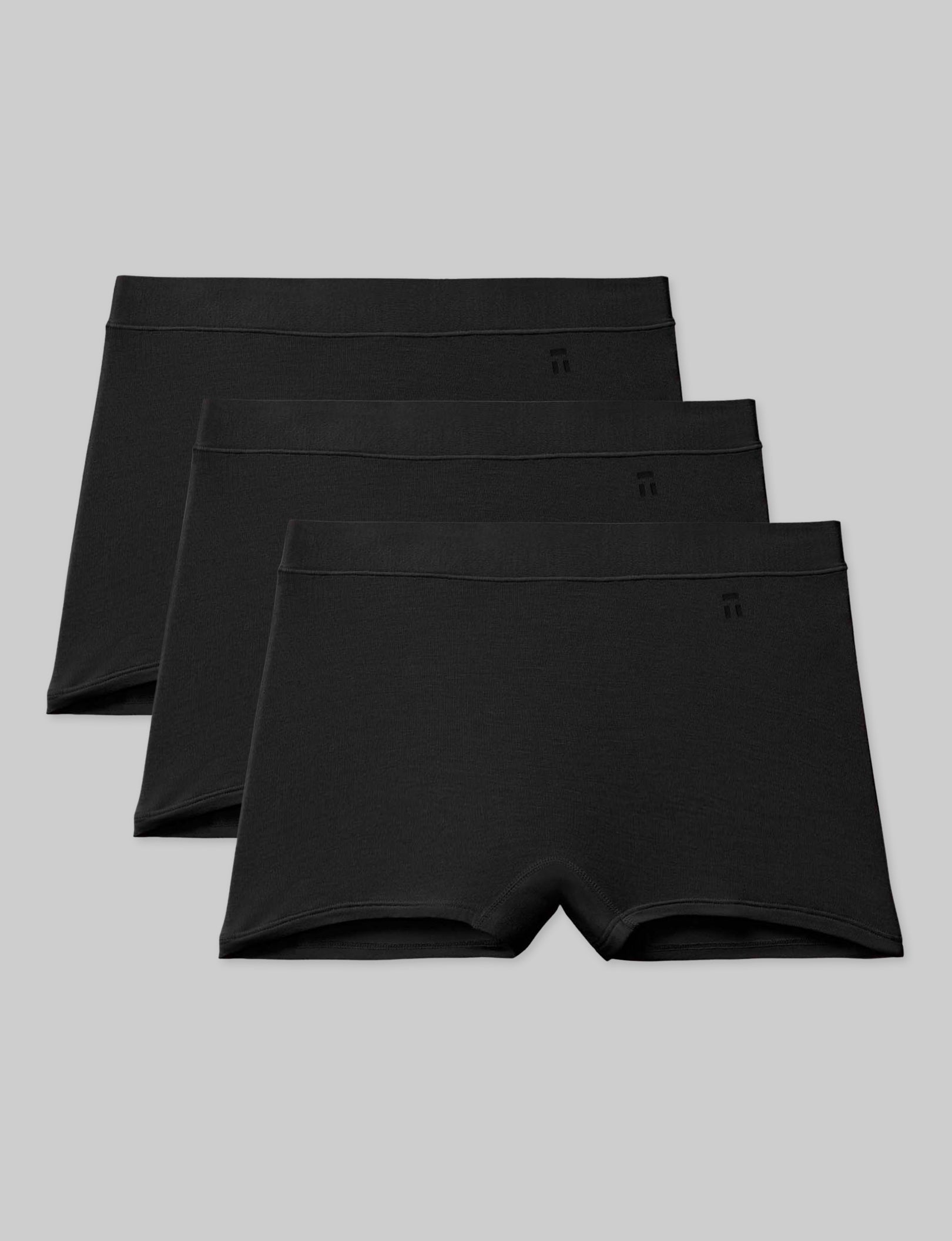 Women's Second Skin Boyshort Underwear (3 Pack) - Ultra Soft Seamless Panties for Everyday Comfort & Lounge Wear