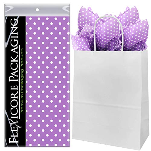 Lilac Purple Polka Dots