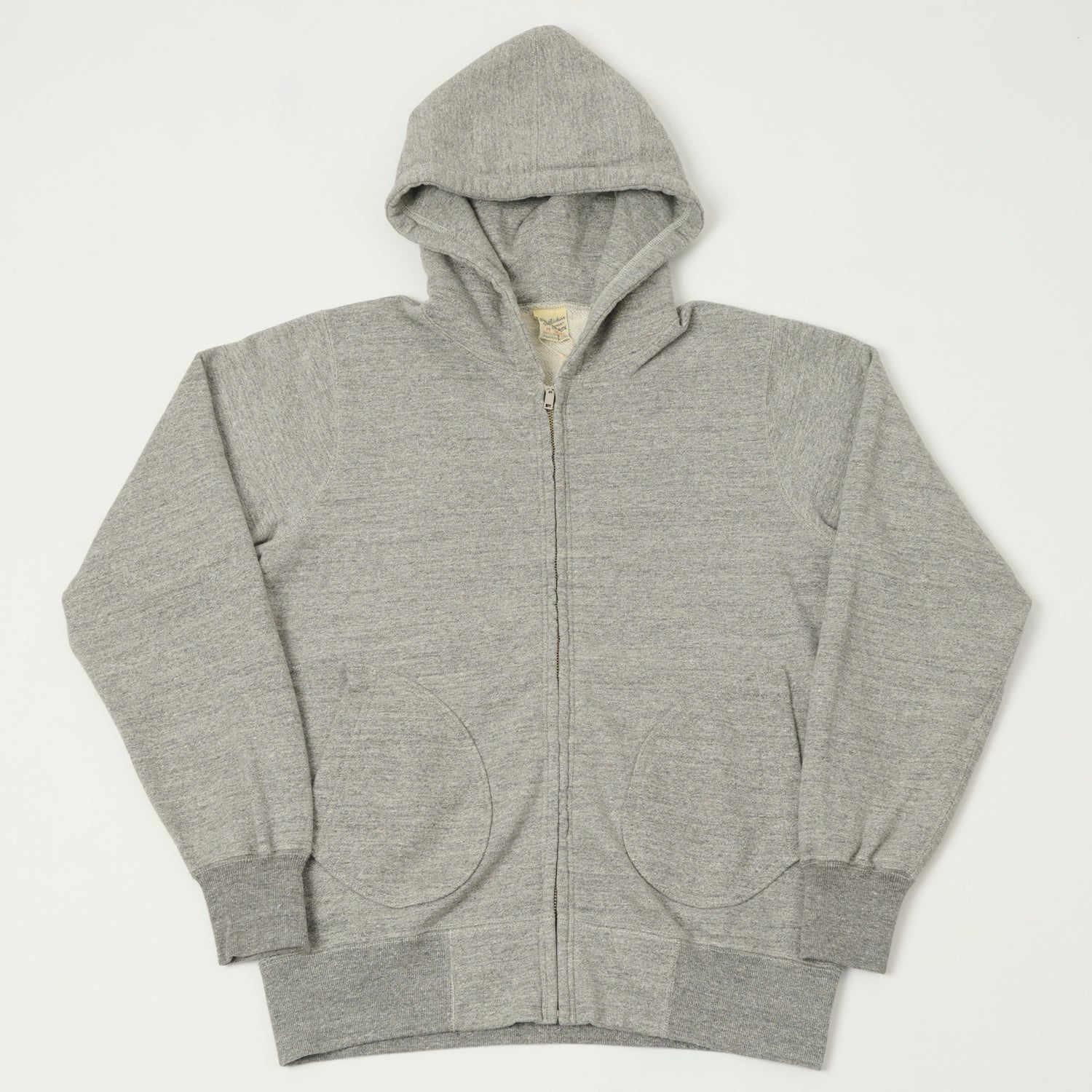 Buzz Rickson's Full Zip Sweat Parka Jacket - Heather Grey | Men's Casual Outerwear for Streetwear & Urban Fashion