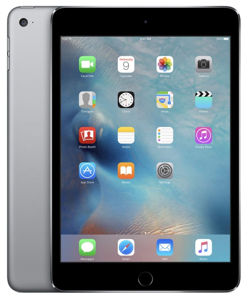 Refurbished Apple iPad Mini 4 32GB WiFi Space Gray - Portable Tablet for Work, Travel & Entertainment
