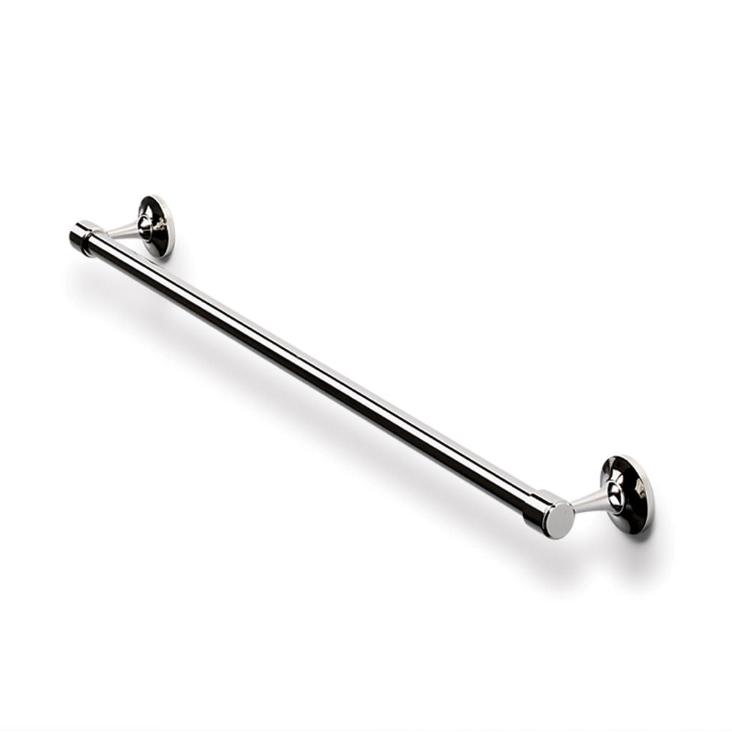 Waterworks Easton 18 Inch Single Metal Towel Bar in Brass - Bathroom & Kitchen Towel Holder for Modern Home Decor