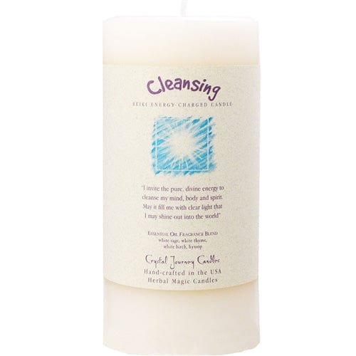 Cleansing Intention Candles - Spiritual Aromatherapy for Meditation, Yoga & Home Relaxation | Positive Energy Scented Soy Wax Candles for Stress Relief