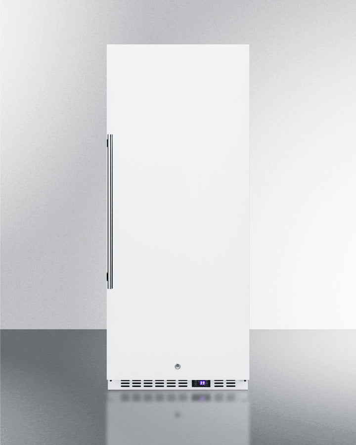 Accucold 24 Inch Wide All Refrigerator with Auto Defrost & Front Lock - FFAR12W - Perfect for Home, Office, and Commercial Use