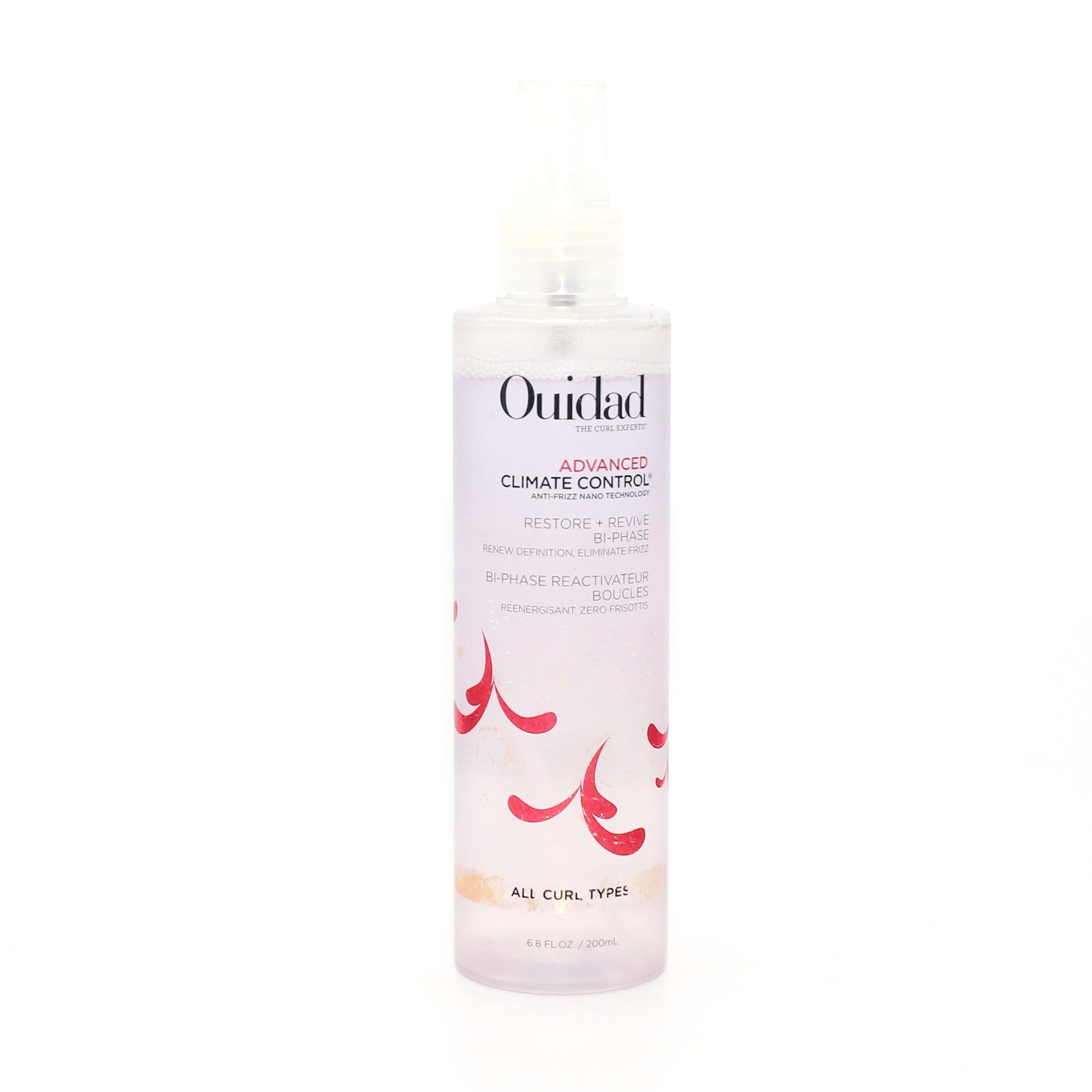 Ouidad Advanced Climate Control Restore+Revive 6.8 oz Curly Hair Conditioner for Frizz Control & Hydration - Perfect for Dry, Damaged Hair in Humid Weather