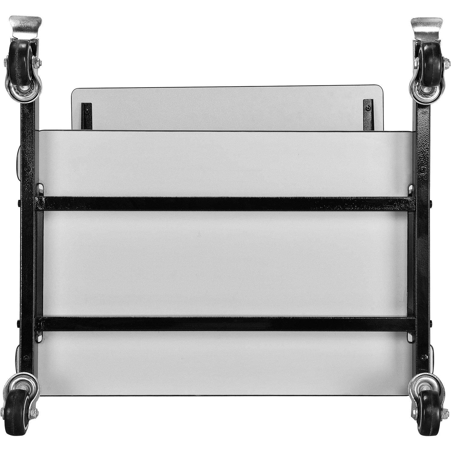 Global Industrial Mobile Computer Workstation with Adjustable Keyboard & Mouse Tray, 46