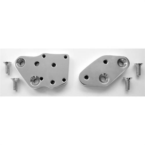 FCKB103-C Chrome Kick-Back Adapter Plates for Harley-Davidson FXST Motorcycle - Heavy Duty Bracket for Custom Bike Builds & Restoration Projects - Perfect for DIY Enthusiasts & Professional Mechanics