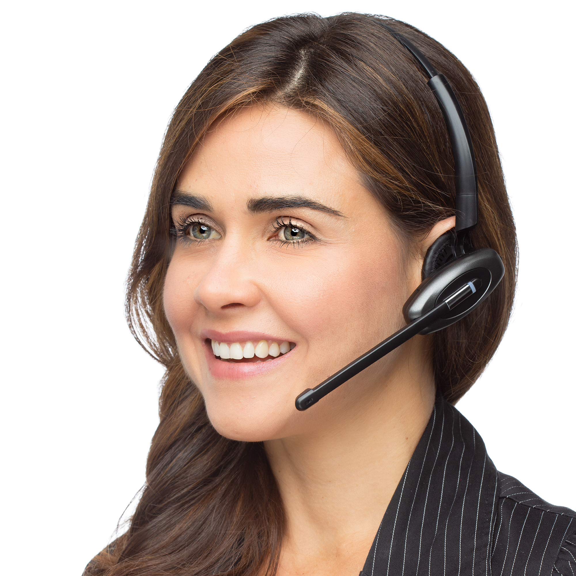 Premium D904 Convertible DECT Wireless Office Headset System - Unlimited Talk Time for Professionals - PC/Mac & Desk Phone Compatible - 3 Year Warranty (Renewed) - Ideal for Call Centers, Remote Work & Business Communications