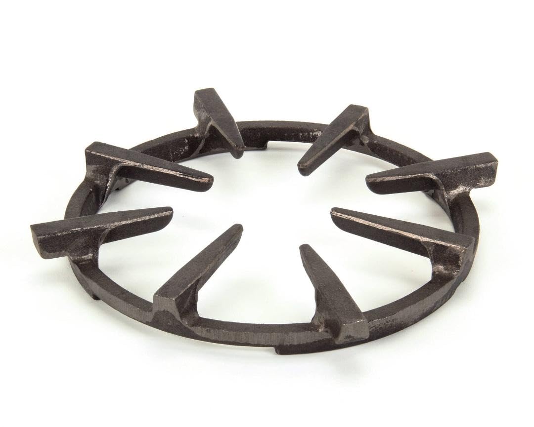 Garland G6214 Cast Iron Ring Grate - Heavy Duty Commercial Grill Grate for Outdoor Cooking, Camping & BBQ - Perfect for Grilling Steaks, Burgers & Vegetables