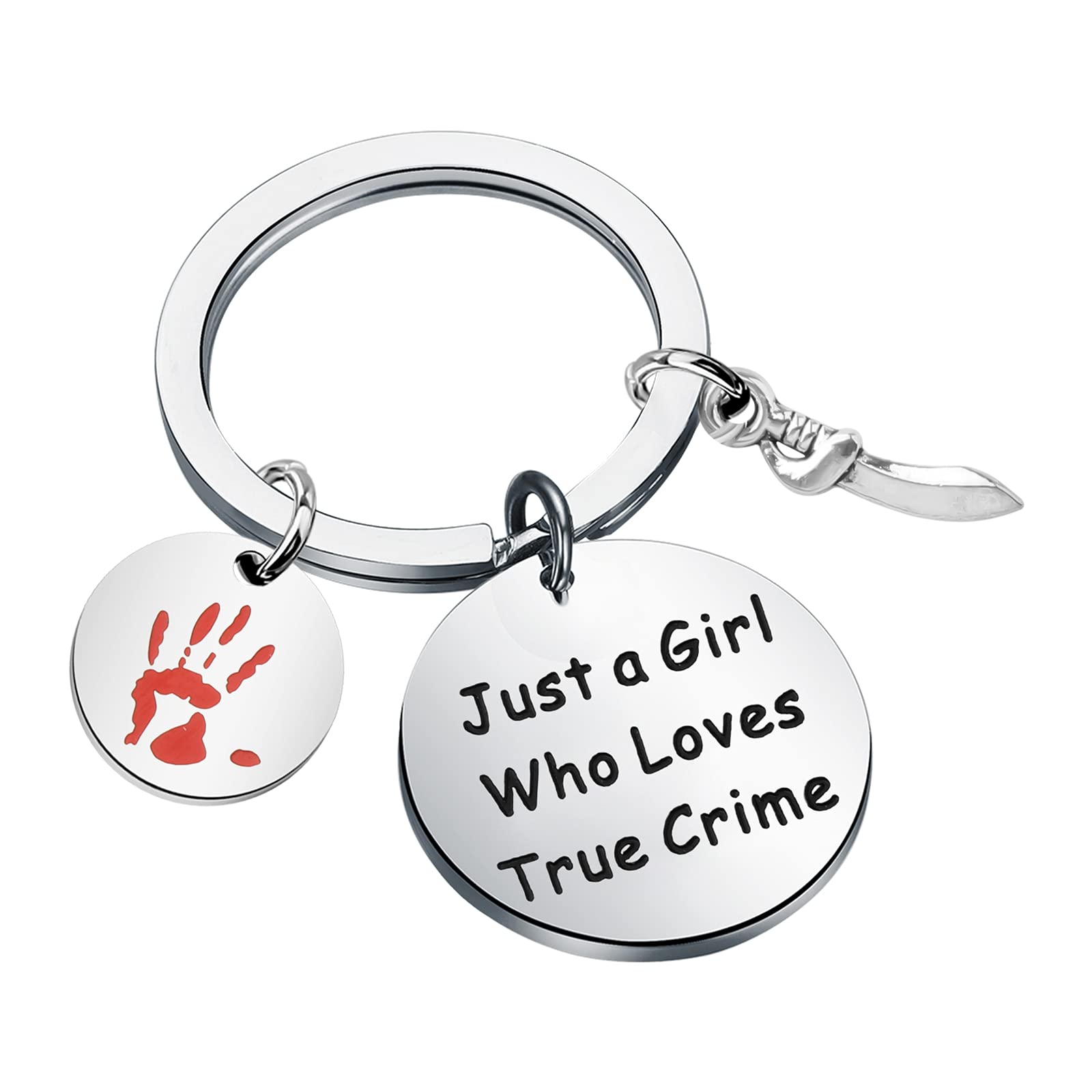 AKTAP True Crime Gifts - Serial Killers TV Show Inspired Keychain for Crime Fandom - Perfect Gift for True Crime Lovers & Mystery Enthusiasts - Great for Keychains Collections, Fan Merchandise, and Crime Documentary Viewing Parties