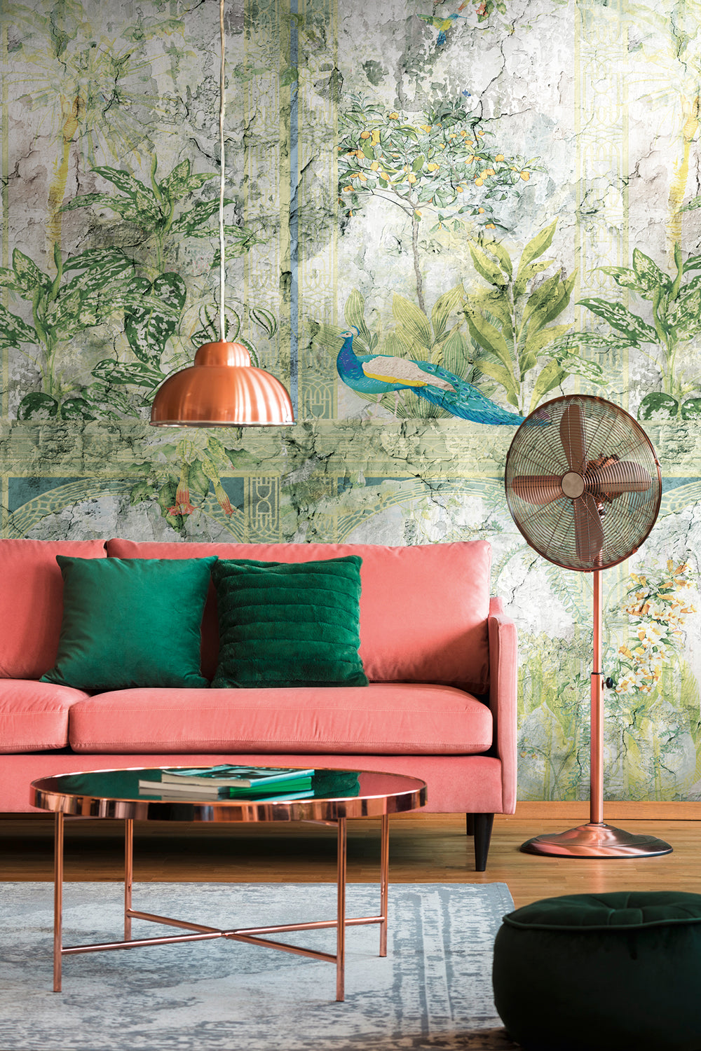 The Wall 2 Rainforest Birds Wall Art - Tropical Bird Decor for Living Room, Bedroom & Office - Nature Inspired Home Decor