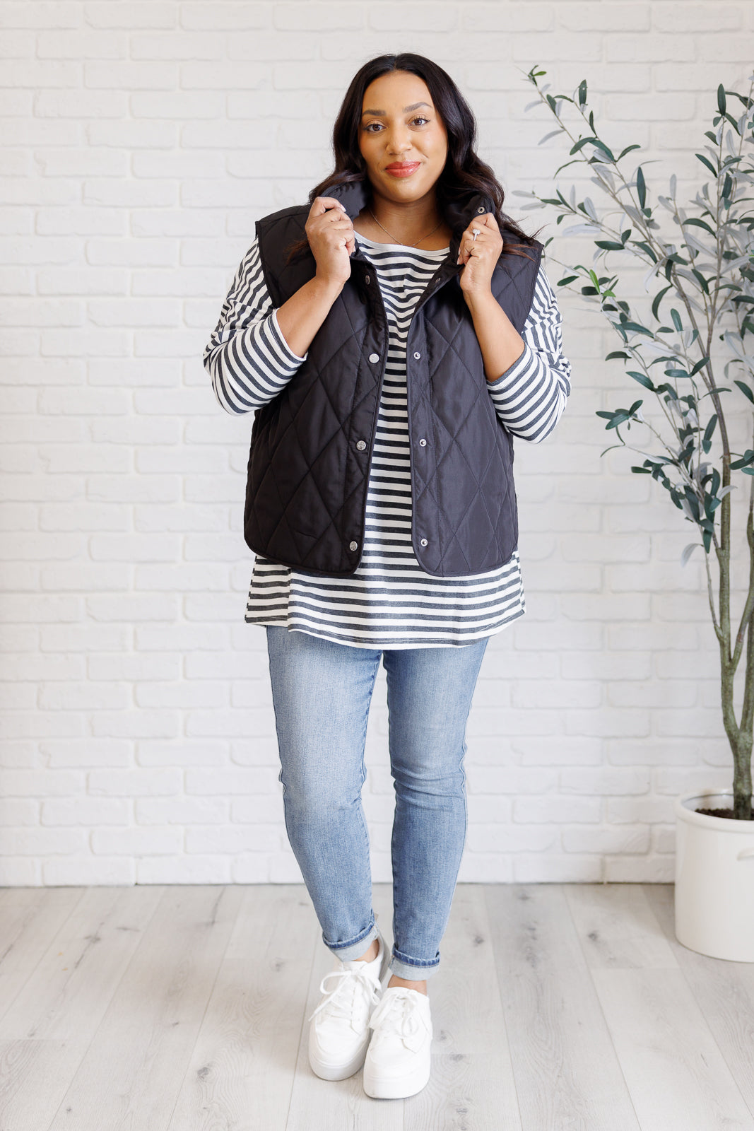 Obviously Mine Striped Oversized Top - Women's Fashion Loose Fit Long Sleeve Shirt for Casual Wear, Work & Weekend Outfits