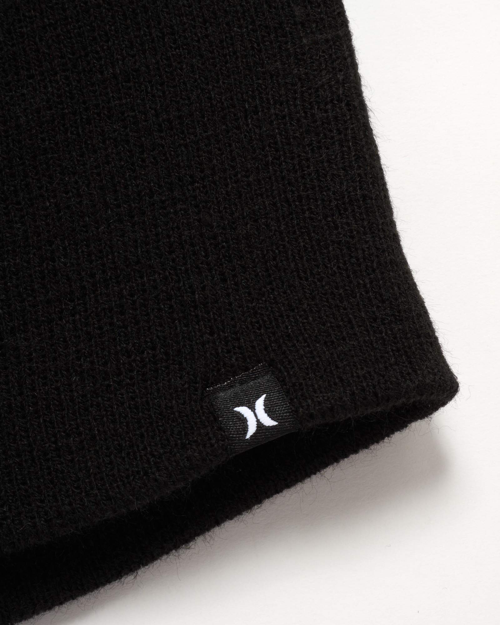 Hurley Men's Winter Hat and Scarf Set - Warm Knit Beanie & Soft Fleece Scarf for Cold Weather - Perfect for Skiing, Snowboarding, and Outdoor Winter Activities