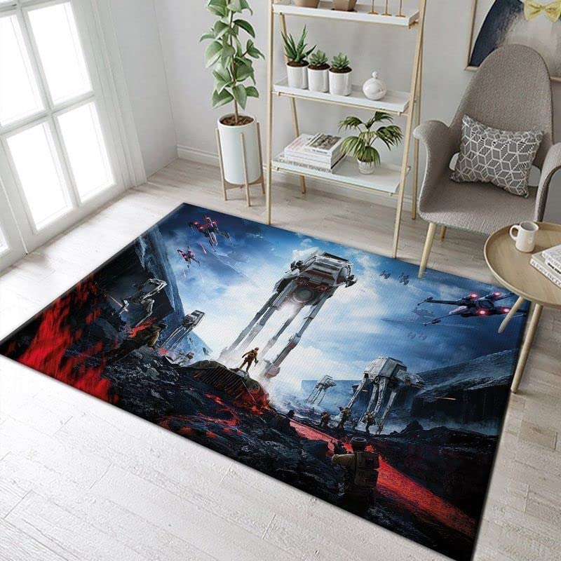 Soft Non-Slip Movie Characters Area Rug - 3x5, 4x6, 5x8, 5.2x9 ft - Bedroom & Living Room Decor - Perfect Gift for Movie Lovers & Boys - Ideal for Home Theater, Game Room, and Cozy Spaces