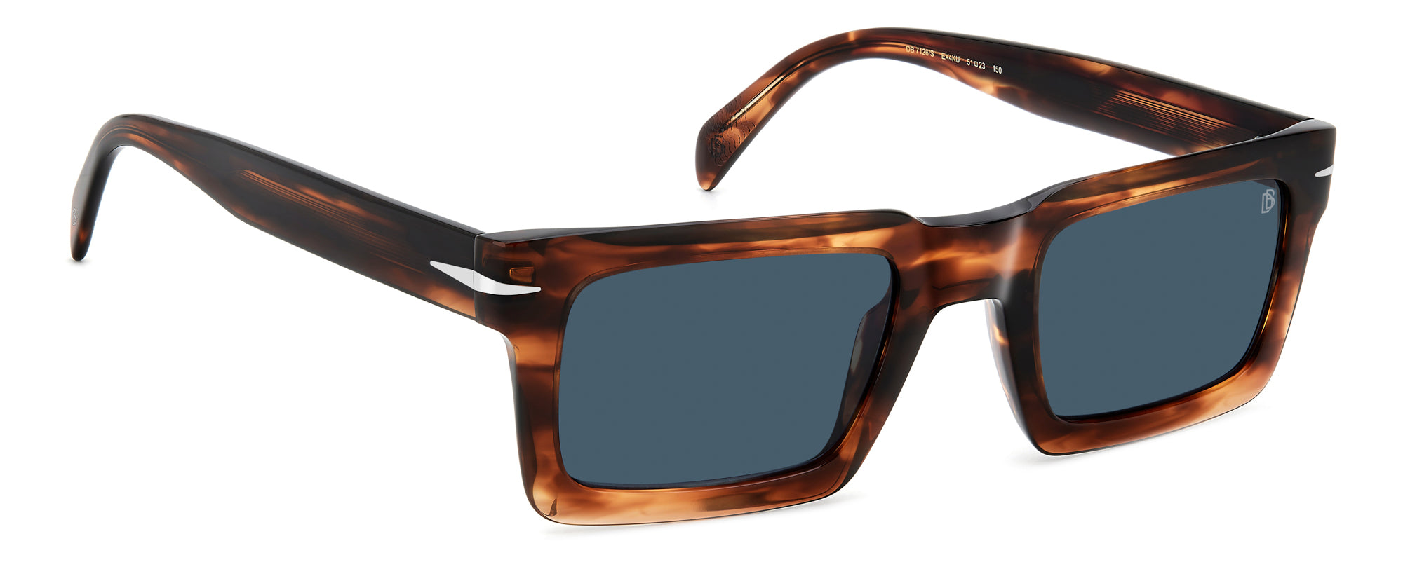 David Beckham DB7126/S Men's Sunglasses - Polarized UV Protection Aviator Style for Driving, Outdoor Sports & Fashion
