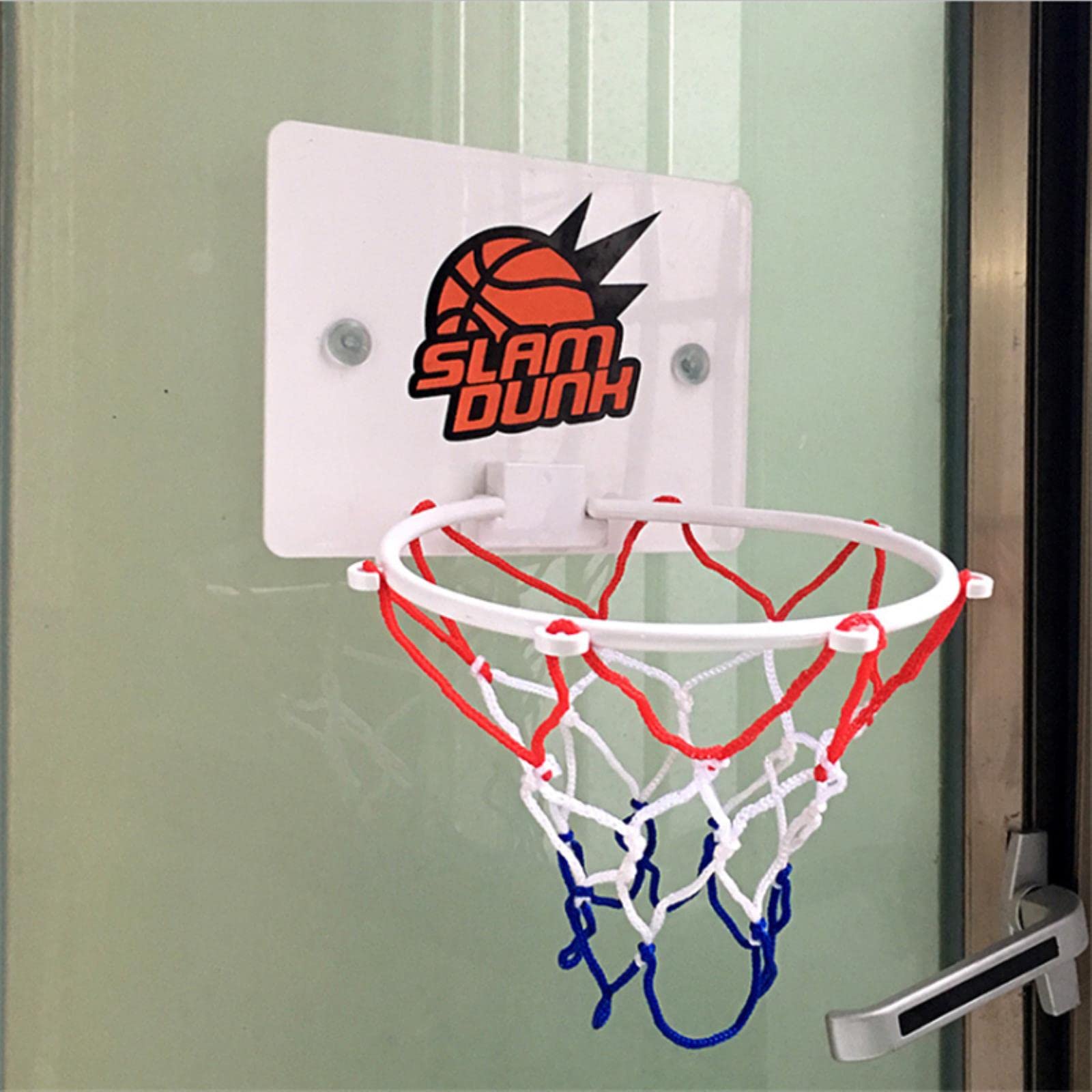 Portable Mini Basketball Hoop Set - Funny Indoor Basketball Game Toy for Kids & Adults - Perfect for Home, Office, or Dorm Room Sports Fun