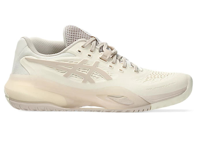 ASICS Women's Gel Resolution X Tennis Shoes - Cream/Mineral Beige | Lightweight Performance Court Sneakers for Women | Perfect for Tennis Matches & Casual Wear