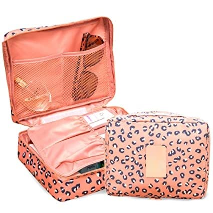 Waterproof Hanging Travel Cosmetic Bag - Multi-Function Makeup Organizer Pouch for Toiletries | Portable Cosmetic Case for Women | Perfect for Travel, Gym, and Daily Use