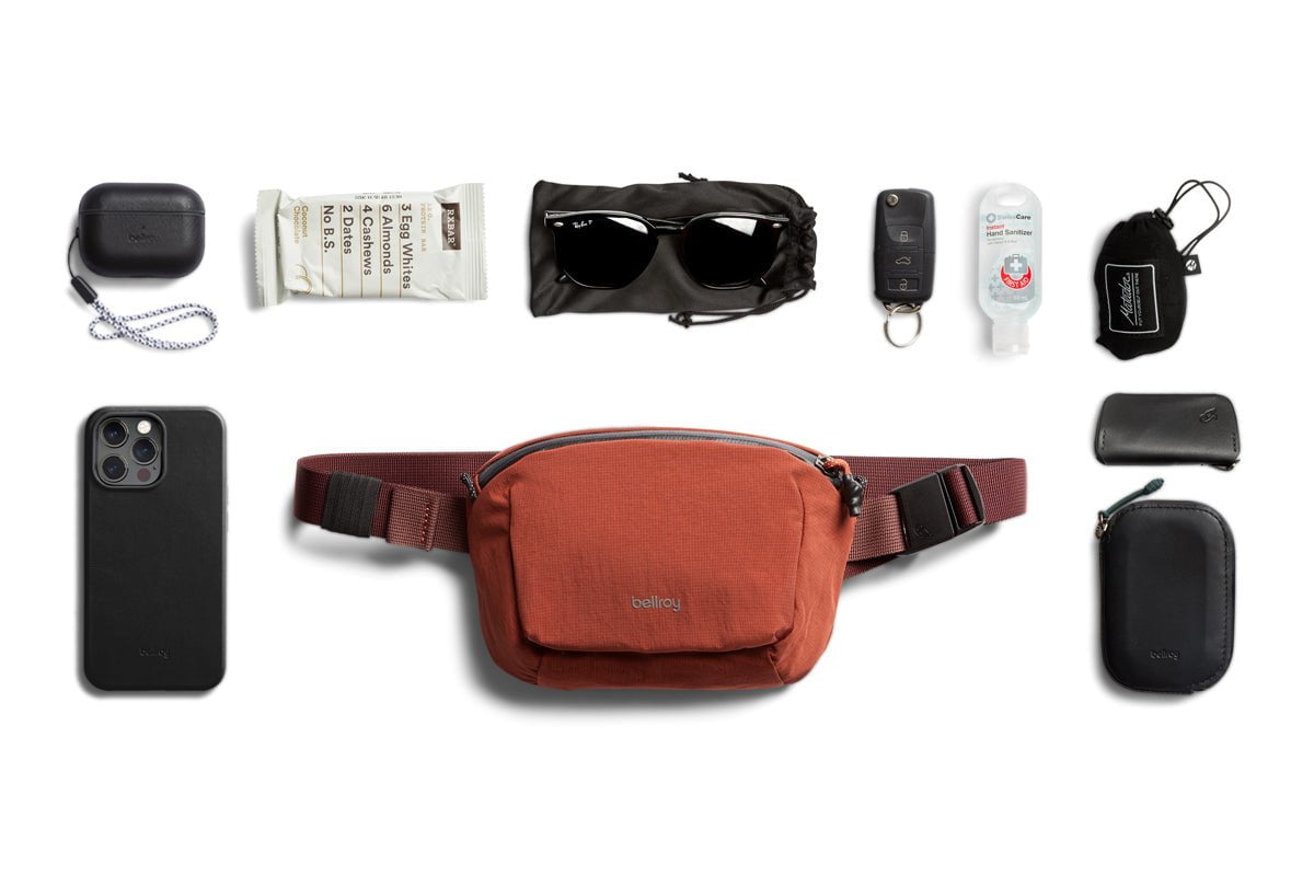 Bellroy Lite Belt Bag - Ultra Lightweight & Durable Waist Pack for Men & Women | Perfect for Travel, Hiking, Running & Everyday Use