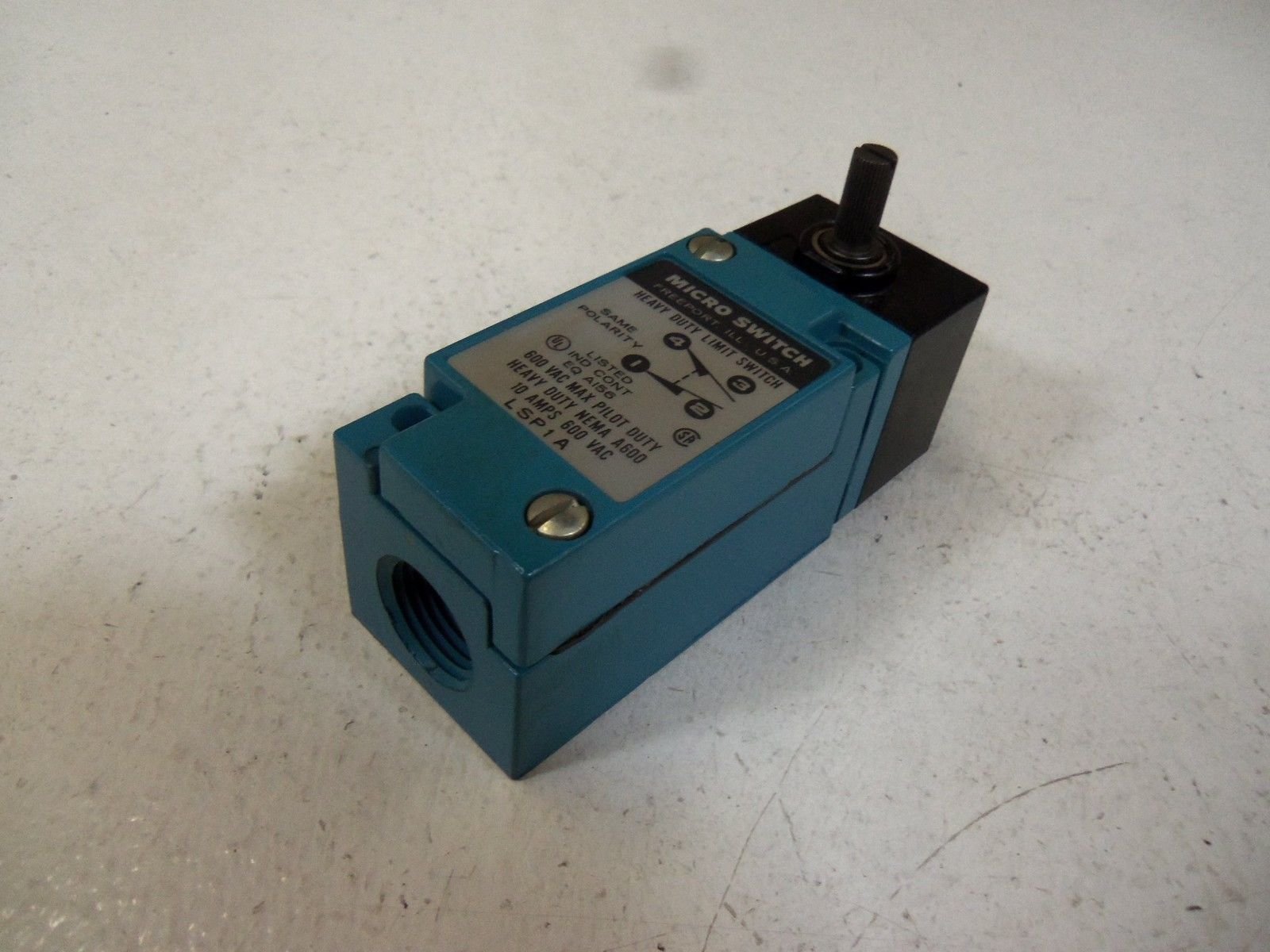 Honeywell LSP1A Limit Switch - Industrial Grade Safety Switch for HVAC, Motors & Machinery | Durable Electrical Control Device for Automation Systems