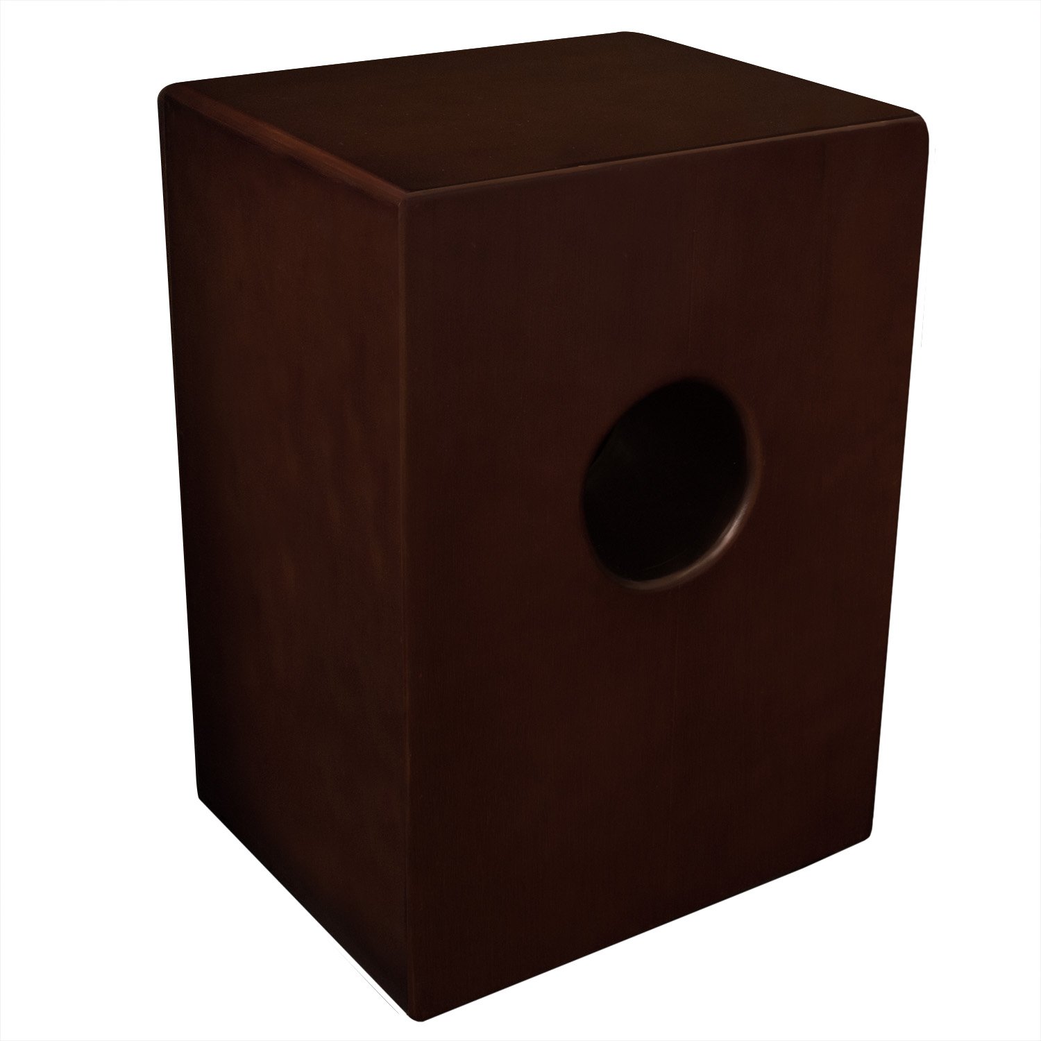 Premium Sawtooth Chocolate Satin Finish Large Cajon Drum Box - Handcrafted Percussion Instrument for Live Performances, Studio Recording & Music Therapy Sessions