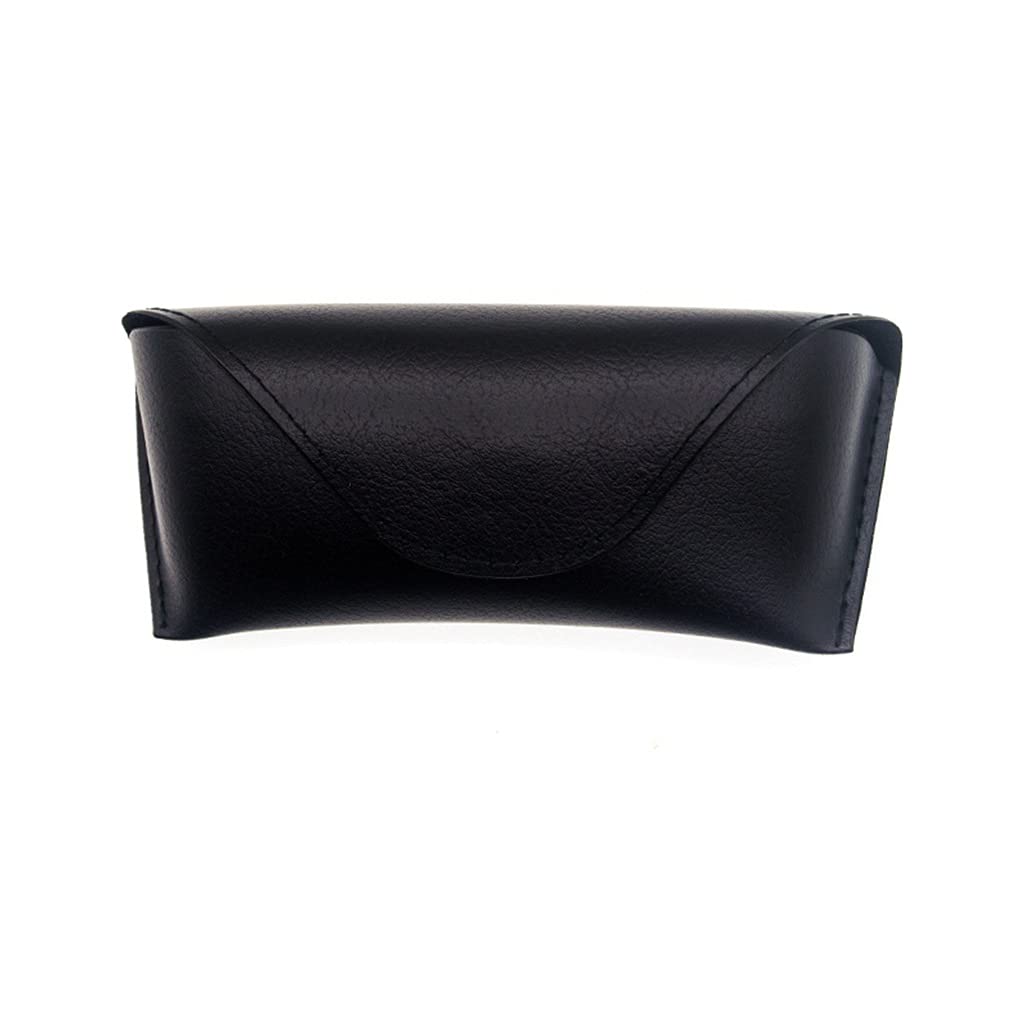 Vintage Retro Sunglasses Case - Hard Leather Eyeglasses Box for Men & Women - Durable 170x70mm Glasses Holder - Perfect for Travel, Outdoor & Daily Use (Color: D)