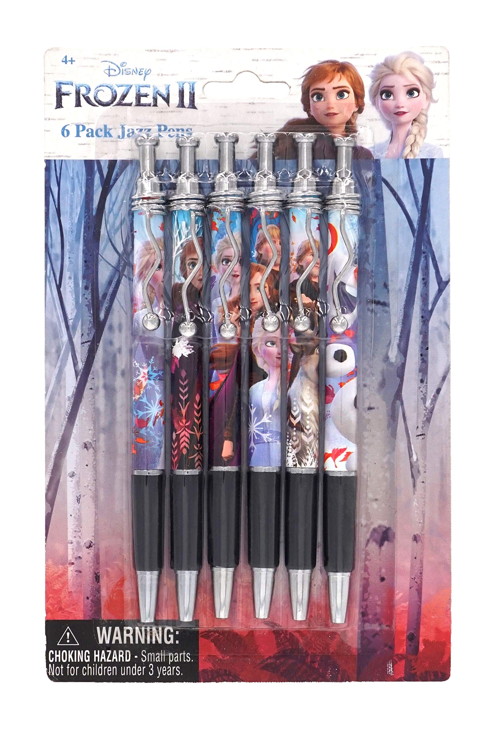 Disney Frozen 2 6-Pack of Colorful Gel Pens for Kids - School Supplies, Note Taking & Gift for Frozen Fans