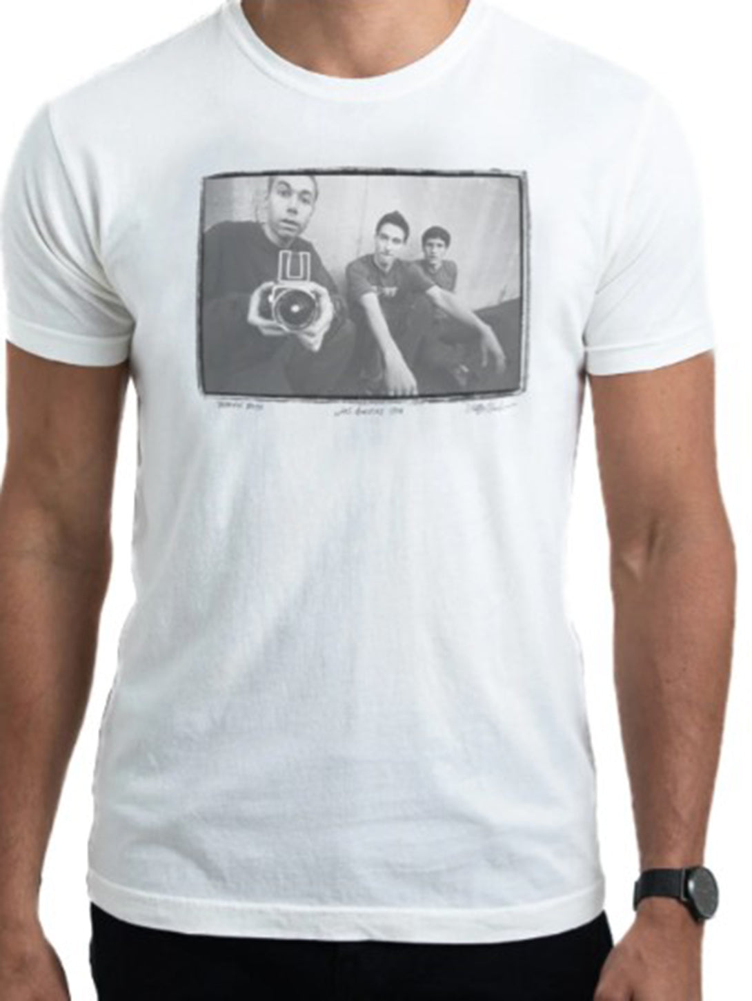 Vintage Beastie Boys Graphic T-Shirt - Retro White Cotton Tee for Men | Perfect for Concerts, Casual Wear & Fan Gifts