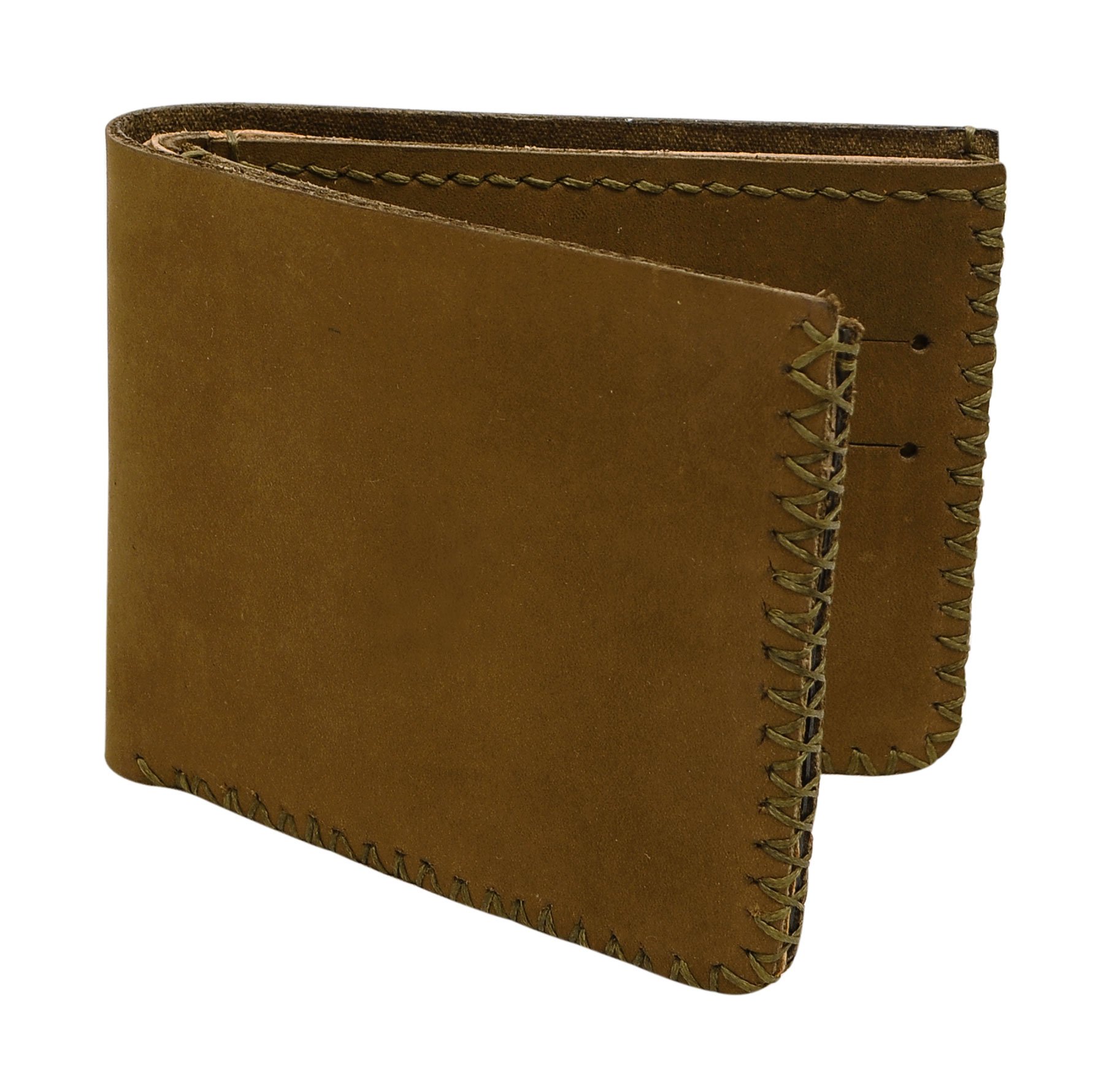 Genuine Handmade Pull-Up Leather Wallet for Men - Round Tattoo Design - Perfect for Everyday Use, Travel & Gift Giving