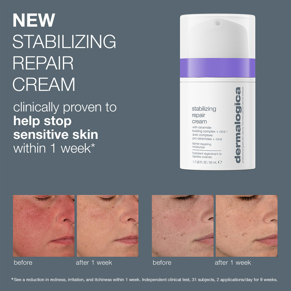 Best Stabilizing Repair Cream for Skin Recovery - Hydrating & Soothing Face & Body Moisturizer - Perfect for Dry, Damaged Skin & Post-Procedure Care