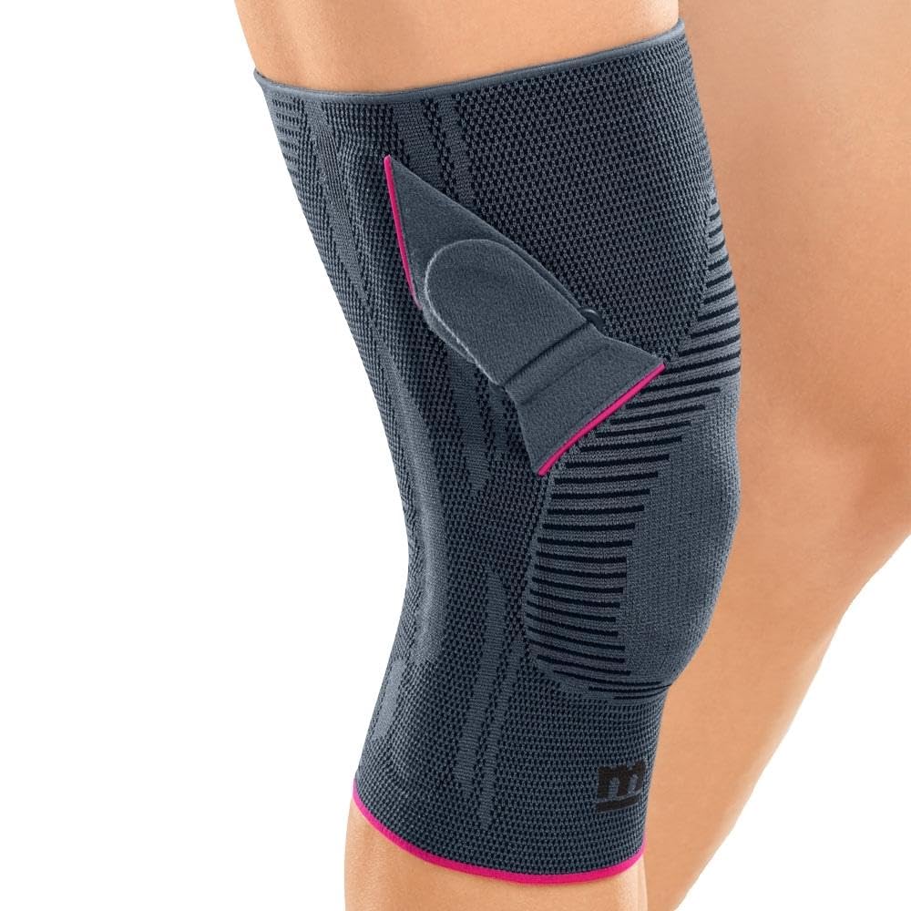 Medi Genumedi PT Knee Support Compression Sleeve with Adjustable Tension Strap & Patellar Stabilizer - Pain Relief for Arthritis, Running, Sports & Workout - Unisex Design for Men & Women
