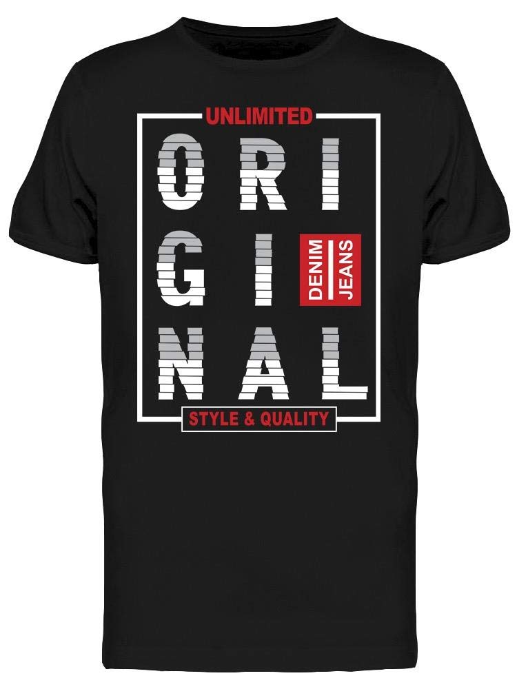 Original Denim Jeans Tee for Men - Vintage Washed Cotton T-Shirt with Classic Fit - Perfect for Casual Wear, Street Style & Everyday Outfits
