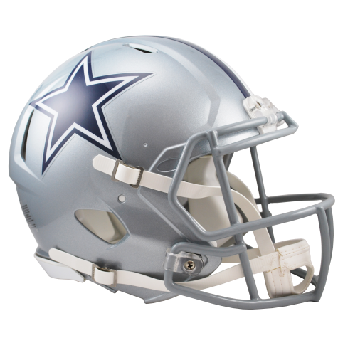 Official Dallas Cowboys Riddell Revolution Speed Authentic Football Helmet - NFL Licensed for Games, Collecting & Fan Display