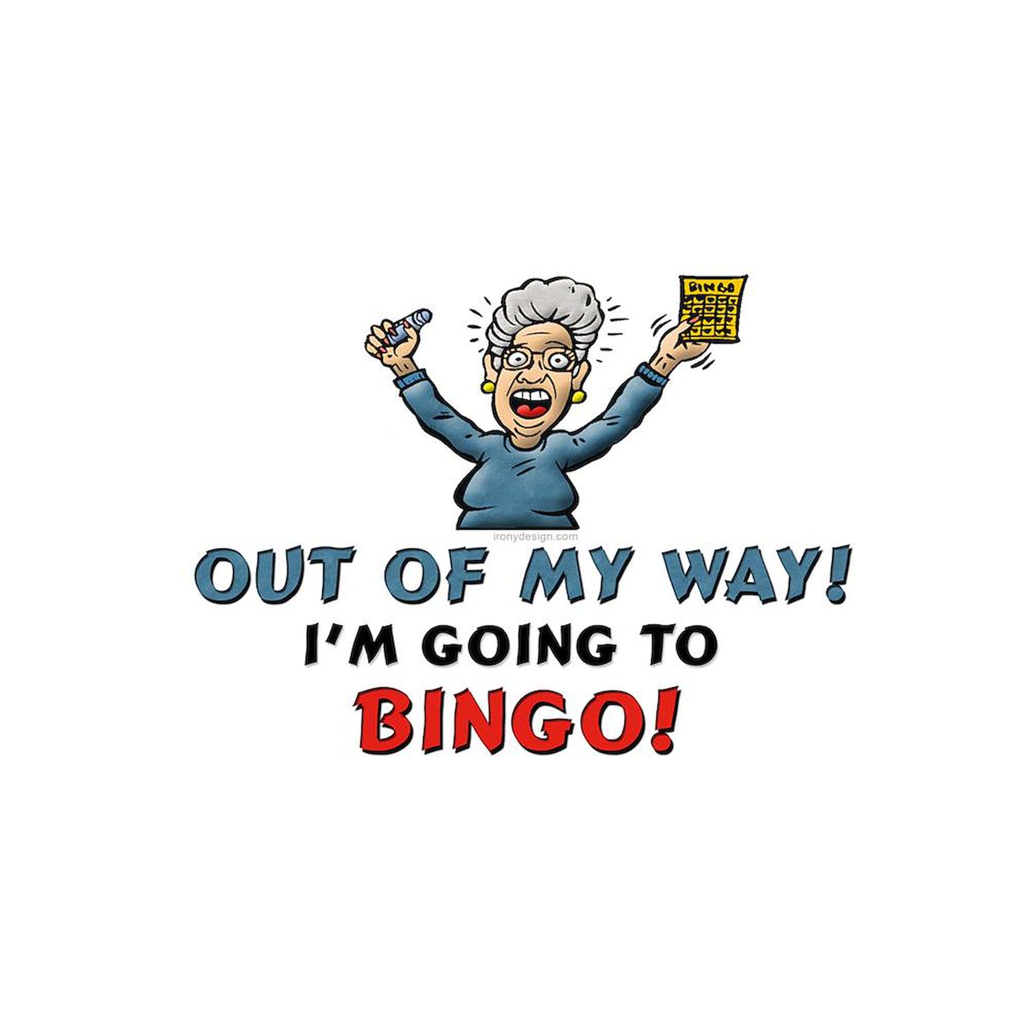 BINGO!! Ceramic Coffee Mug 11 oz (325 ml) - Perfect for Tea, Hot Chocolate & Office Use - Funny Novelty Gift for Bingo Lovers