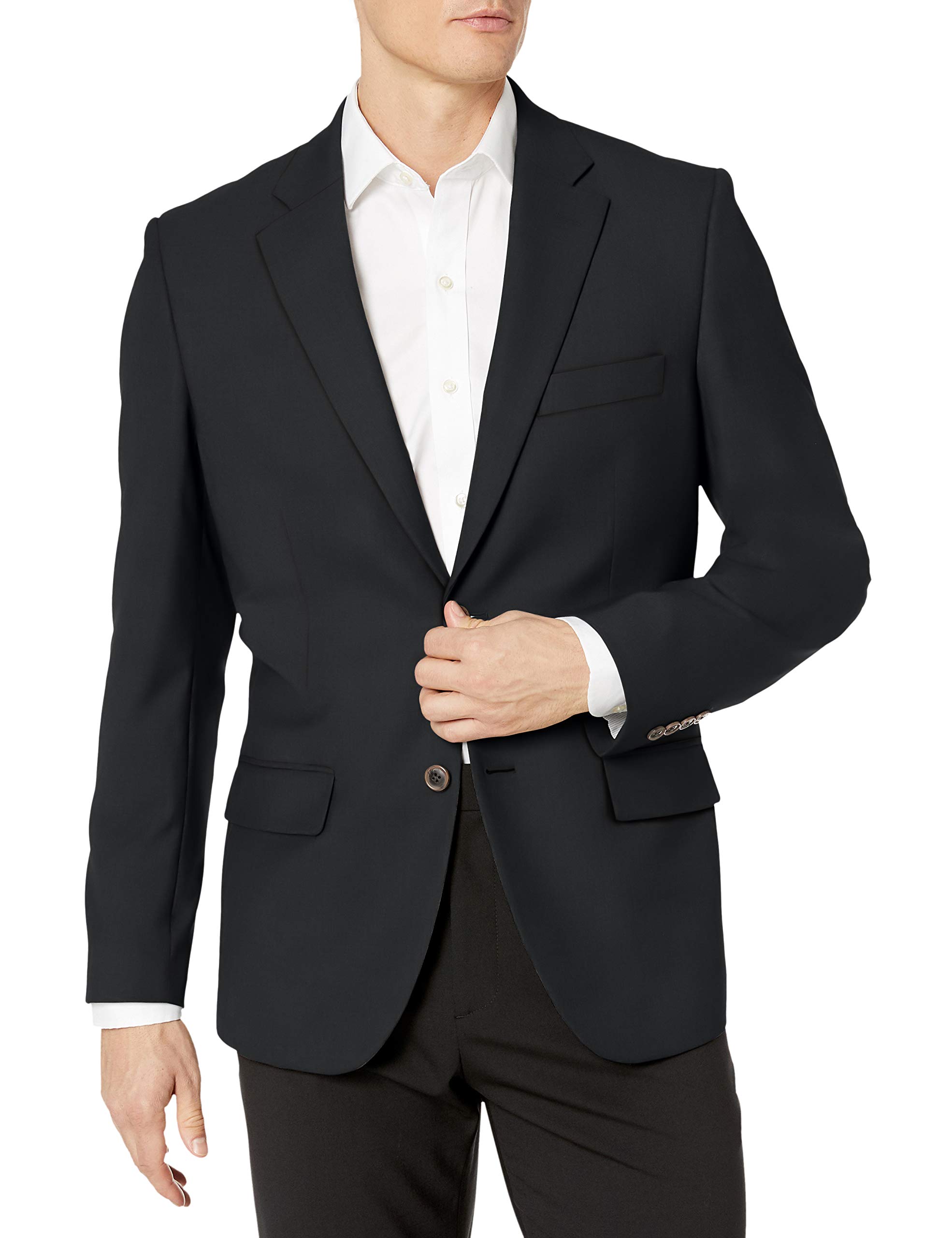 Amazon Essentials Men's Long-Sleeve Classic-Fit Stretch Blazer - Slim Fit Business Casual Jacket for Office, Wedding & Formal Events