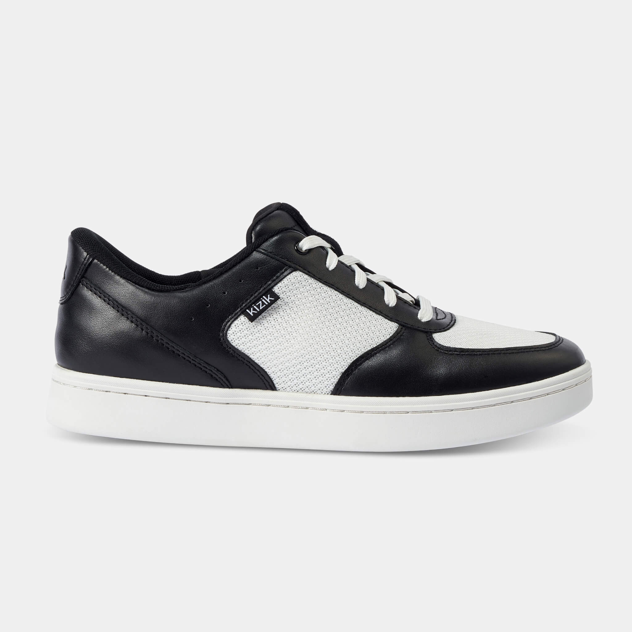 Men's Oslo Sneakers - Black & White Casual Shoes for Walking, Running & Everyday Wear | Comfortable & Stylish Footwear for Men