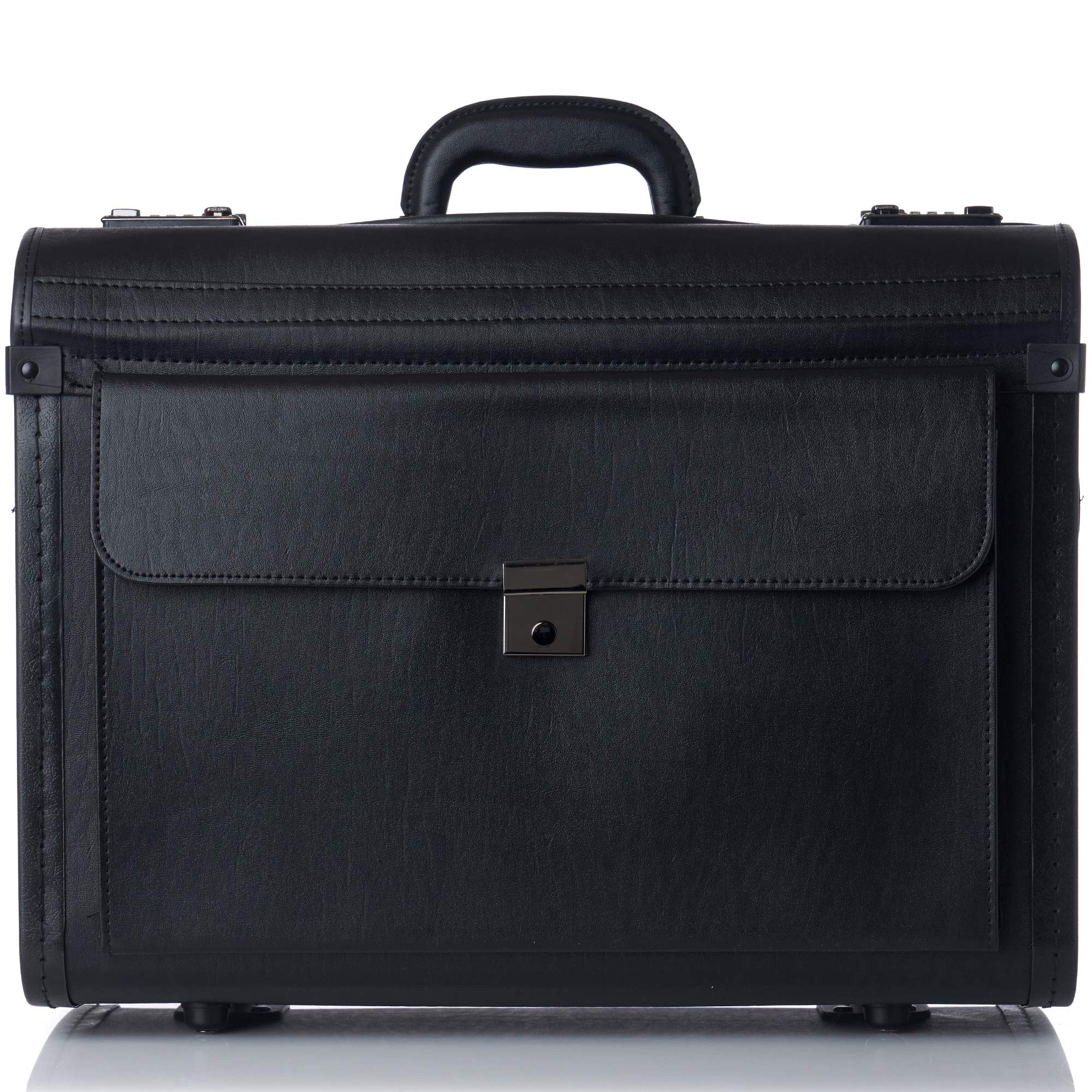 Alpine Swiss 17-Inch Rolling Laptop Briefcase - Wheeled Attache Case for Lawyers & Professionals - Fits Legal Size Documents - Perfect for Business Travel, Courtroom & Office Commutes