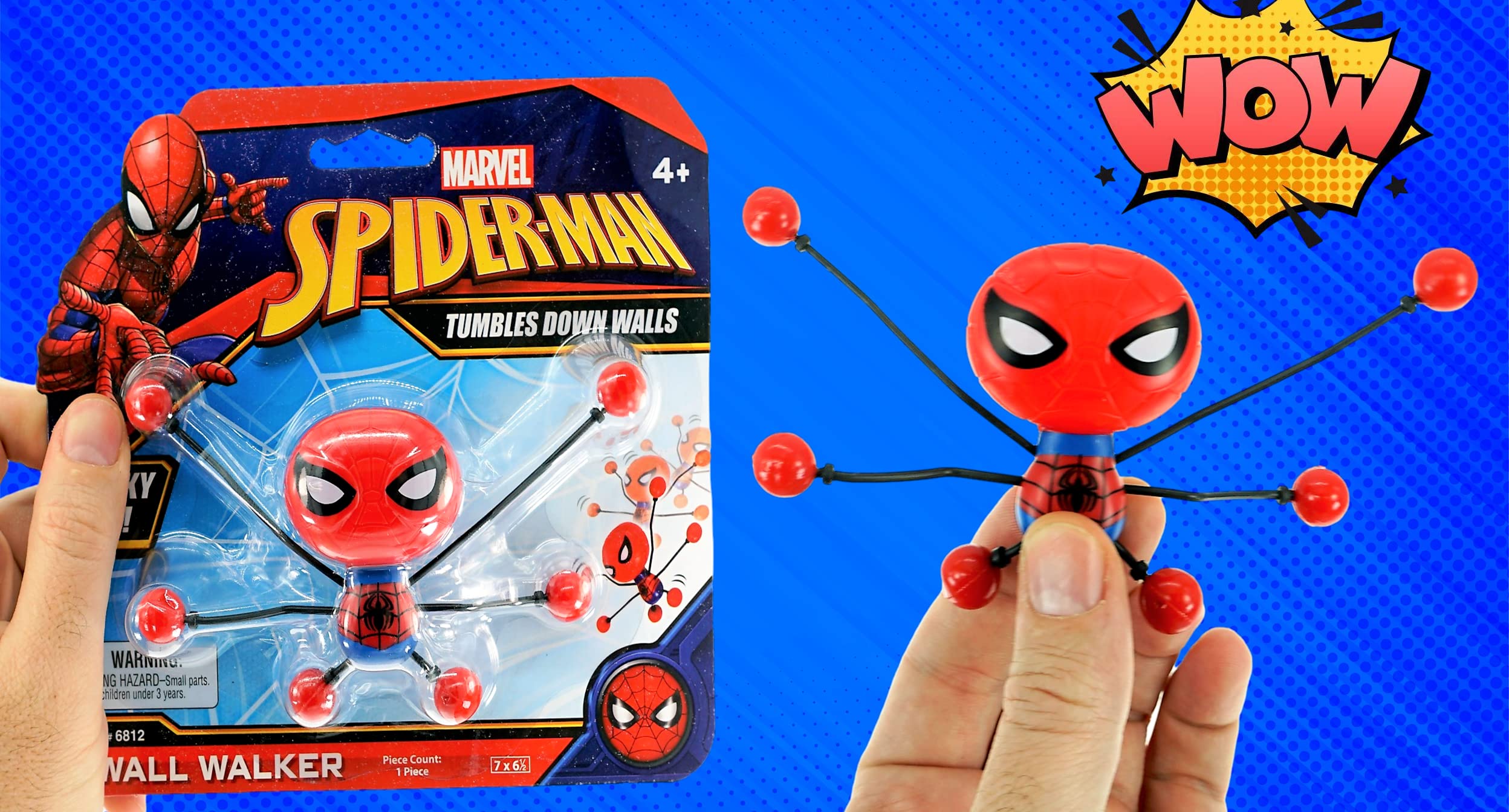 Marvel Spiderman Stretchy Fidget Toys (24 Pack) - Superhero Stress Relief Wall Crawler Figures for Kids Birthday Party Favors, Goody Bags & Classroom Rewards | Fun Sensory Toys for Anxiety Relief & Focus