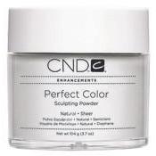 CND Perfect Color Powder - Natural Sheer Nail Polish 3.7 oz for Professional Salon & At-Home Manicures