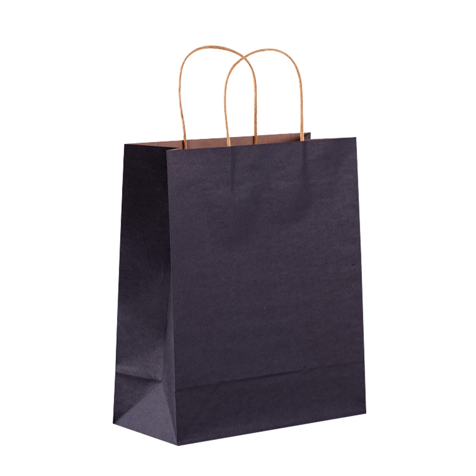 100 Pcs Kraft Paper Gift Bags with Handles - 8.6x3x8 Inch Bulk Gift Bags for Christmas, Baby Showers, Thanksgiving, Halloween, Easter, Mother's Day & Weddings - Perfect for Party Favors, Gift Wrapping & Special Occasions