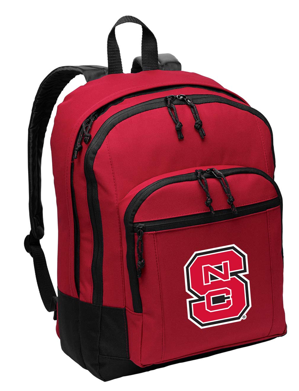 NC State Wolfpack Backpack - Medium Classic Style with Laptop Sleeve & Multiple Pockets | Durable College Bookbag for Students, Work, Travel & Everyday Use