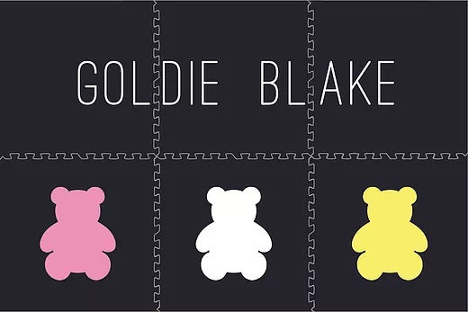 Organic Baby Playmat with Cute Black Bears - Non-Toxic, Eco-Friendly Crawling Mat for Infants & Toddlers - Perfect for Nursery, Playroom & Daycare Floor Activities