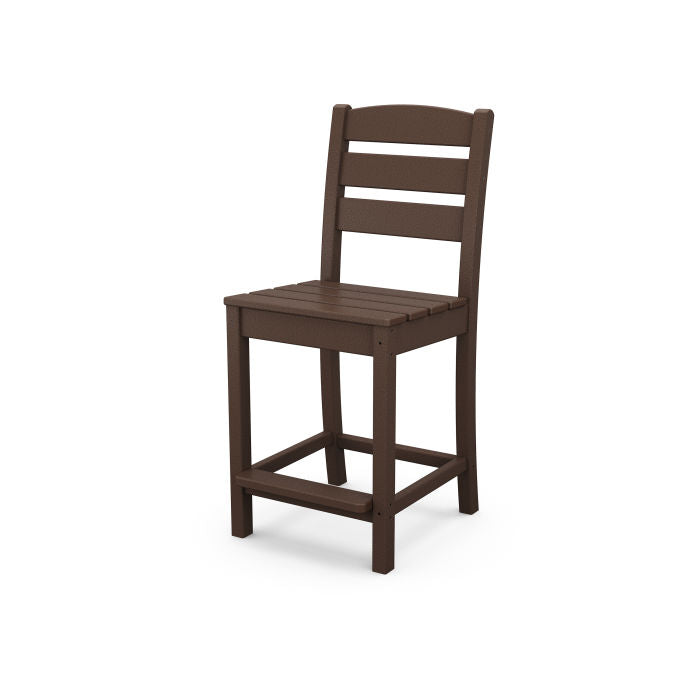 POLYWOOD Lakeside Counter Height Chair - Durable Outdoor Dining Chair for Patio, Deck, or Poolside - Perfect for Backyard, Garden, and Restaurant Use