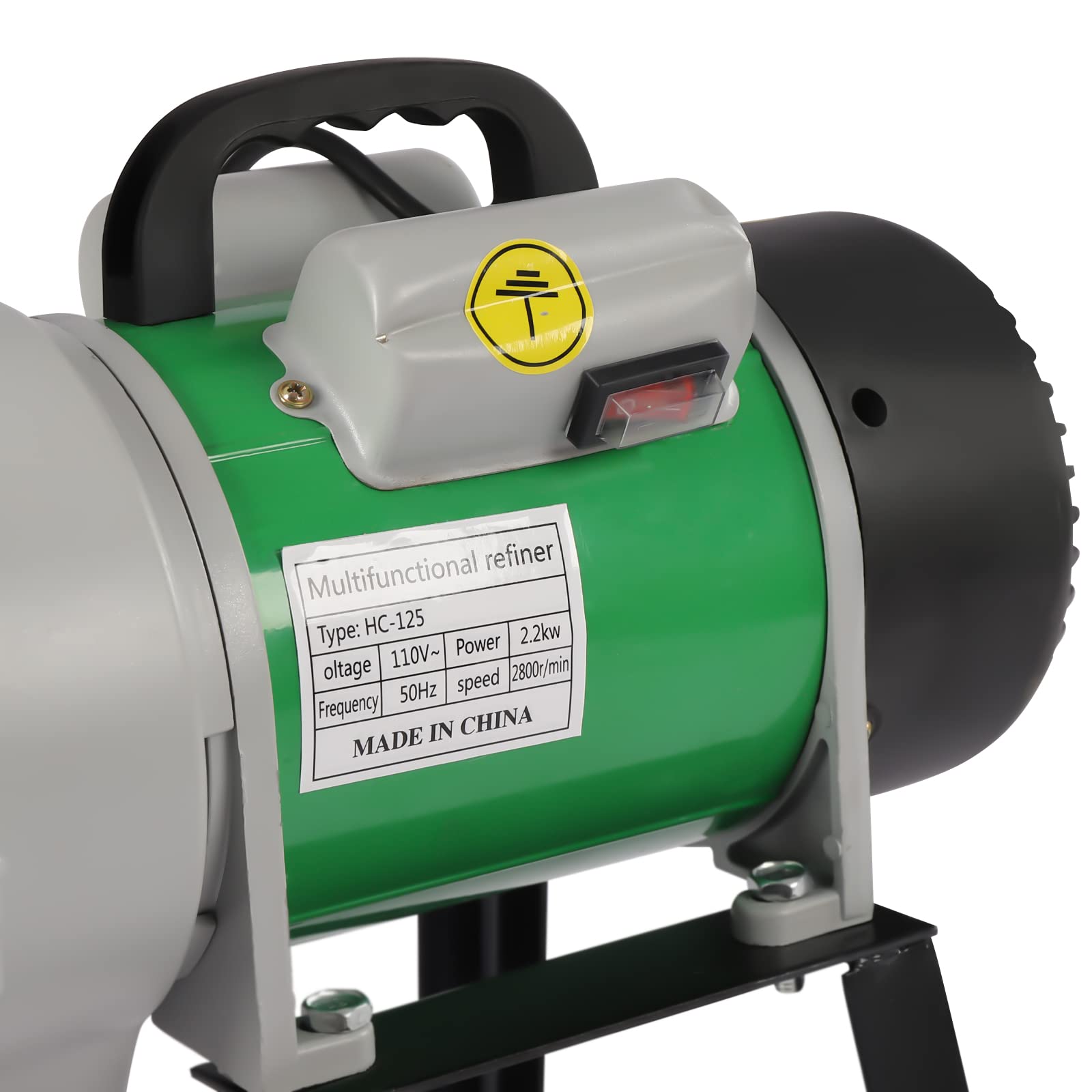 2200W Commercial Electric Grain Mill Grinder - Heavy Duty Wet & Dry Milling Machine for Corn, Wheat, Flour, Cereals | 110V 2800RPM with Funnel | Perfect for Bakeries, Farms & Home Kitchens