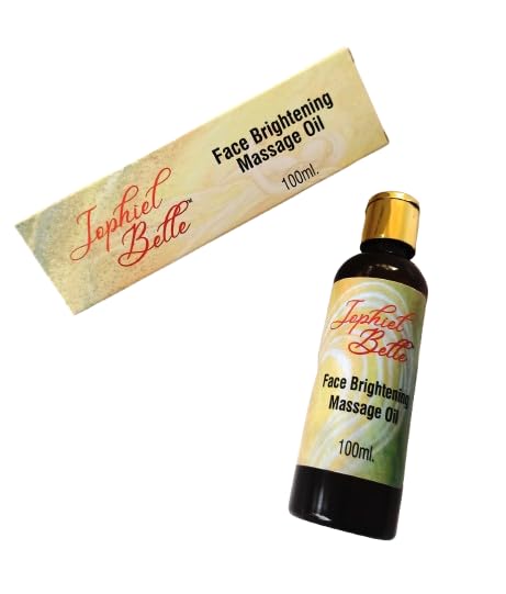 Jophiel Belle Face Brightening Massage Oil for Women – Radiance-Enhancing Formula with Natural Ingredients – 100ml – Perfect for Nighttime Skincare Routine & Spa Facial Treatments