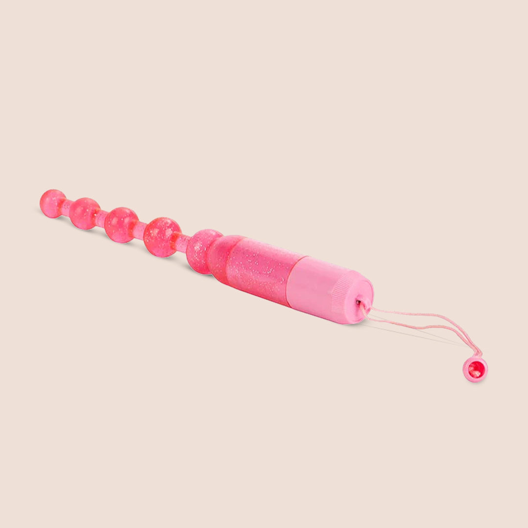Waterproof Vibrating Pleasure Beads by CalExotics - Rechargeable G-Spot & Clitoral Stimulator for Women - Perfect for Shower, Bath & Solo Play