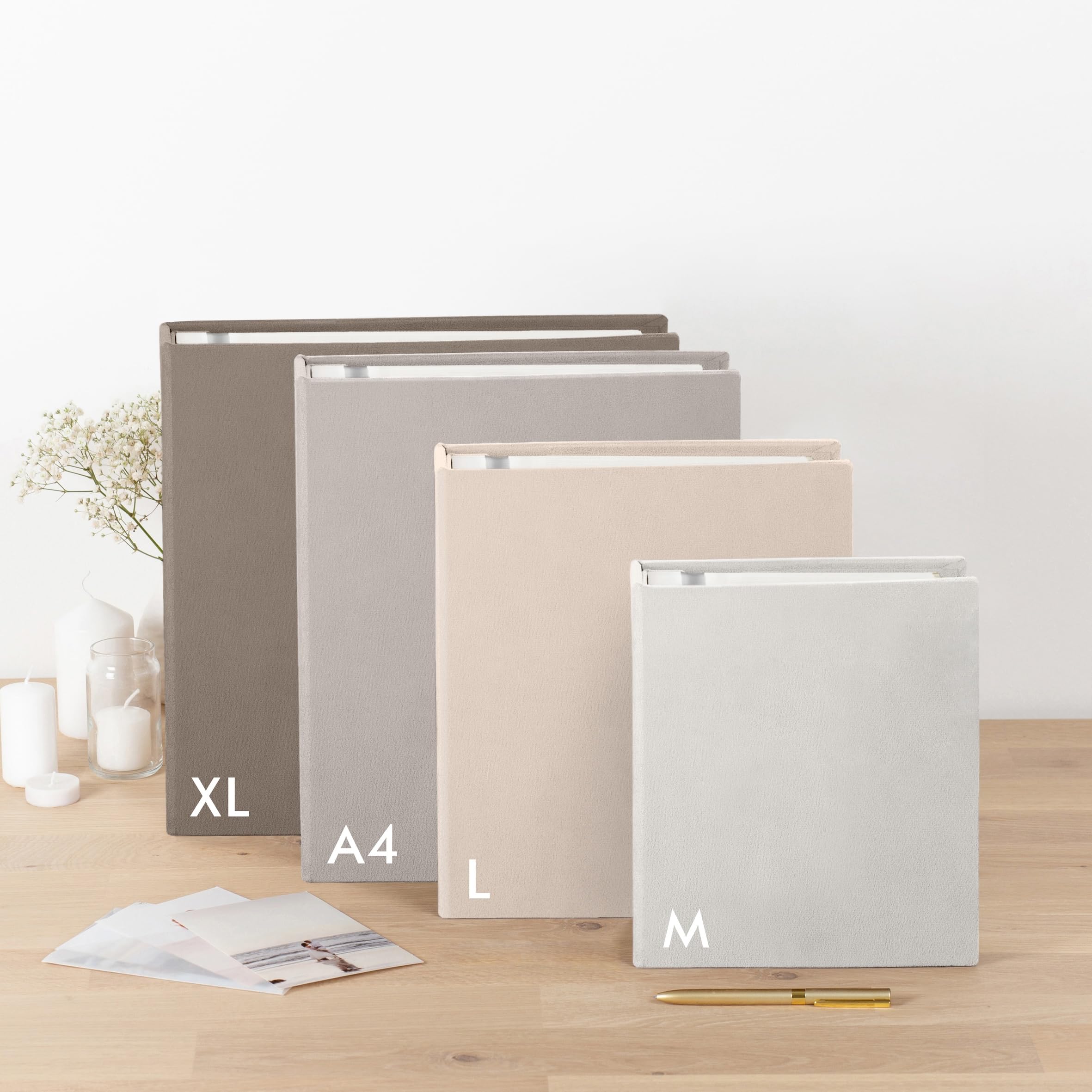 Eco-Friendly Leather Self-Adhesive Baby Photo Album - Custom Memory Book for Boys & Girls | Personalized Baby Shower Gift | Perfect for Newborn Milestones, First Birthday Keepsakes & Family Scrapbooking