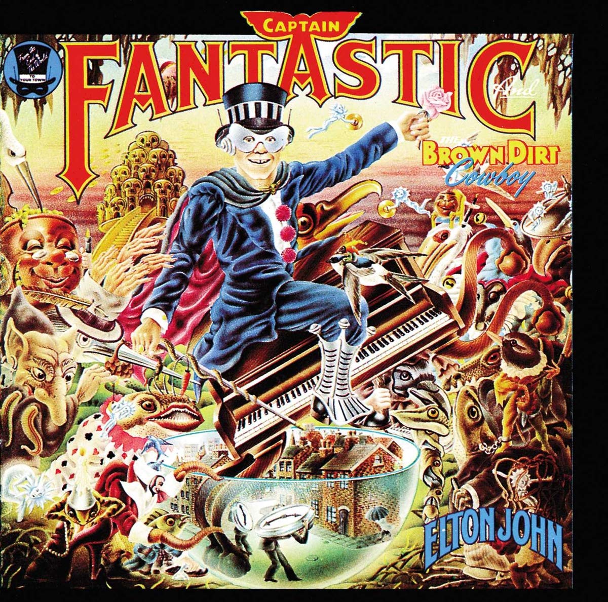 Captain Fantastic And The Brown Dirt Cowboy - Vintage Music Album Vinyl Record - Perfect for Classic Rock Collectors & 70s Music Lovers - Great for Home Decor, Music Room Displays & Gift Giving