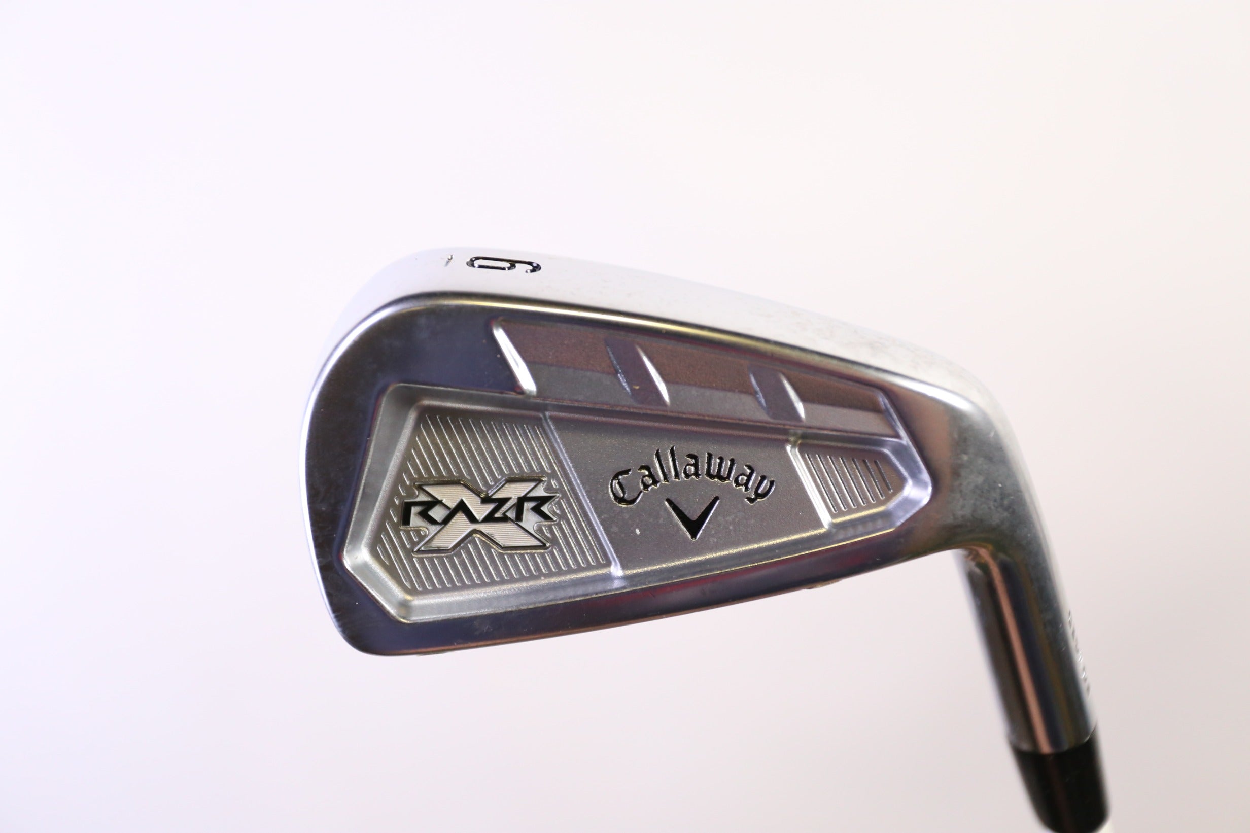 Used Callaway RAZR X Forged 6 Iron Right Handed Extra Stiff Flex Golf Club - Perfect for Advanced Players & Driving Range Practice