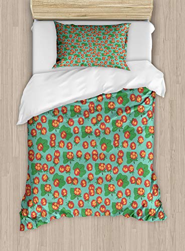 Paprika and Sea Green