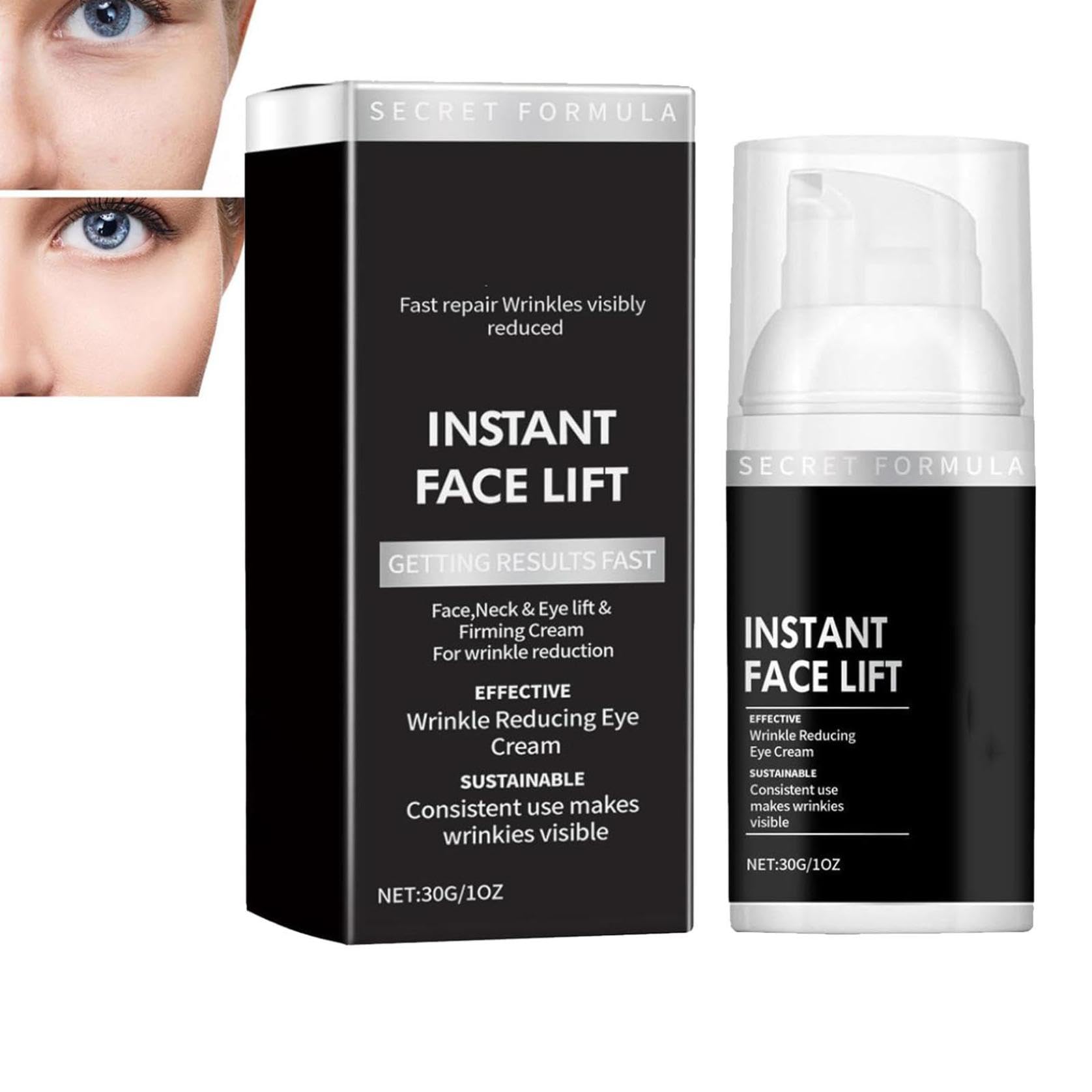 **Anti-Aging Eye Cream for Wrinkles & Dark Circles – Firming Eye Serum for Puffiness & Bags – Rejuvenating Eye Treatment for Men & Women – Instant Eye Lift & Skin Tightening – Perfect for Night Routine & Daily Use (1 Pc)**